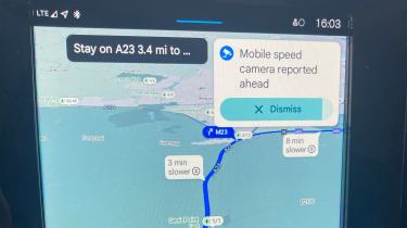 Volvo EC40 Plus long-term test - smart maps and speed camera warning